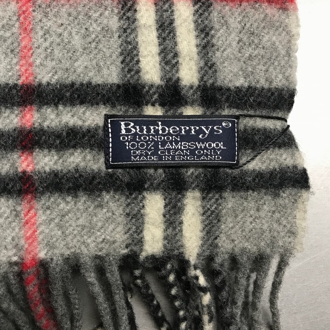 버버리 정품 램스울 머플러 그레이 상품이미지4
