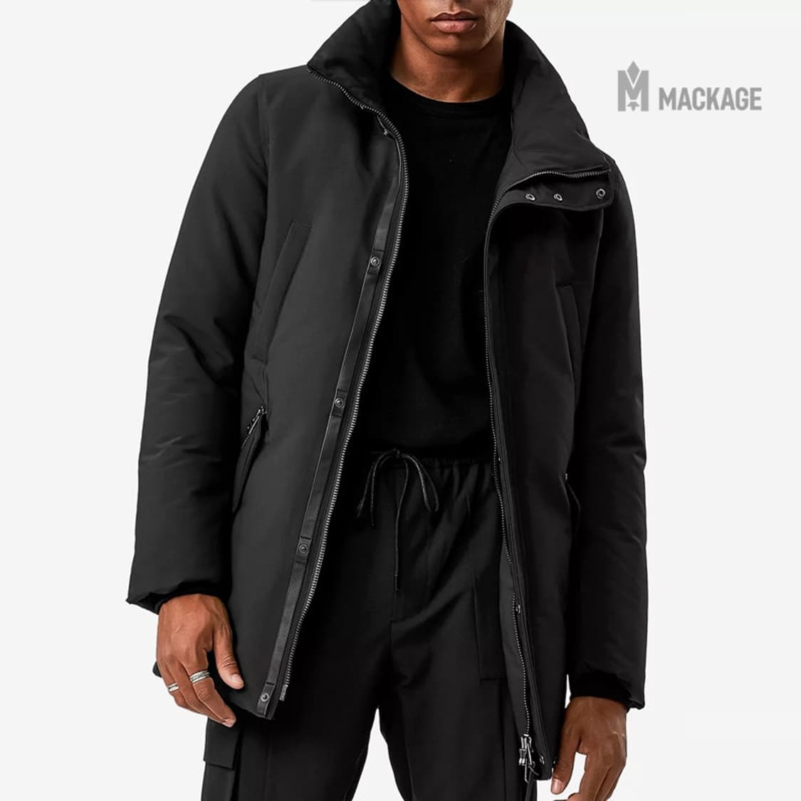 105호 맥케이지 에드워드 남성 패딩점퍼 다운 자켓 44사이즈 매장판  상품이미지4