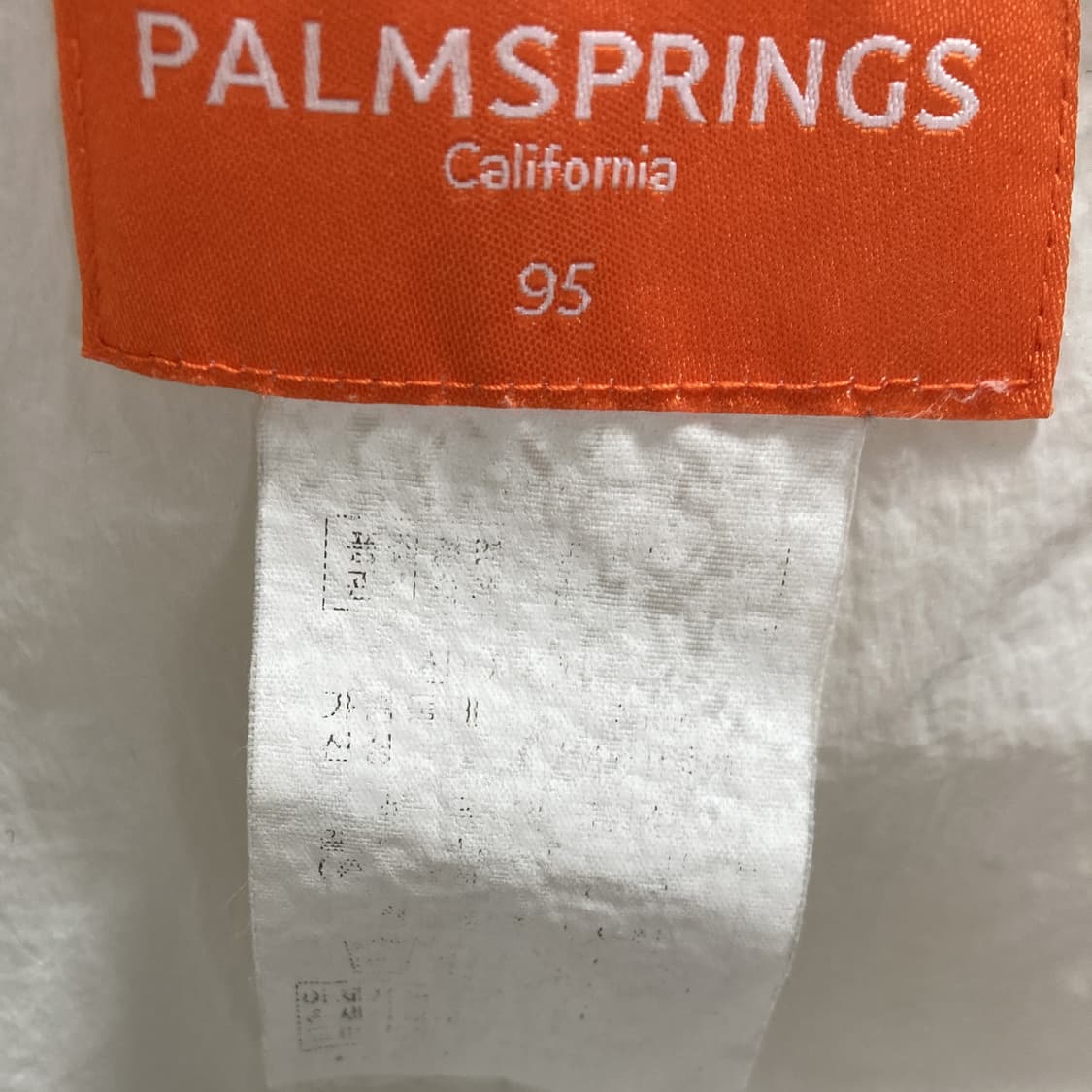 팜스프링스 여성후드경량바람막이 화이트 95 상품이미지5