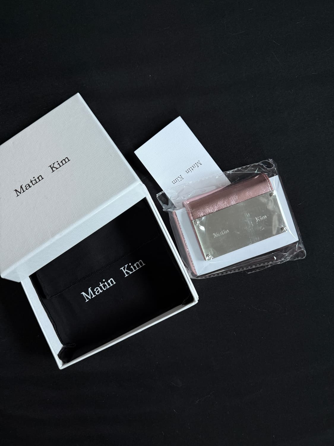 플리마켓🔥 마뗑킴 아코디언 지갑 인디안 핑크 상품이미지1