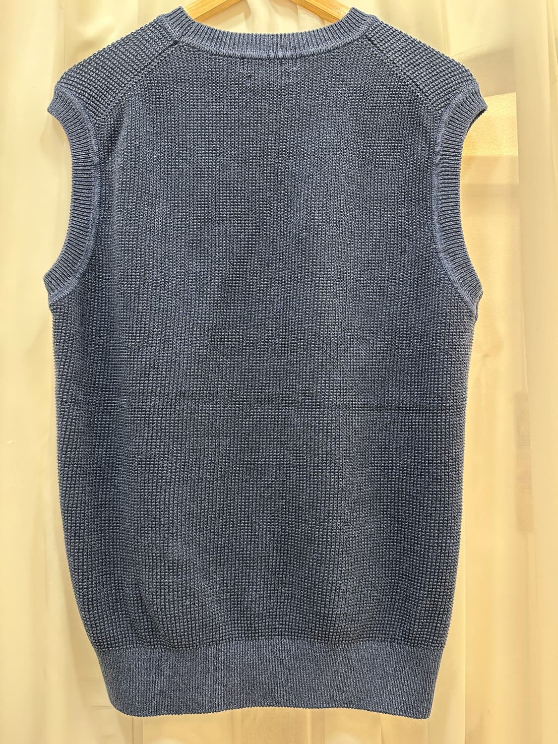 빈폴 니트 조끼 105 네이비 이태리 원사 상품이미지4