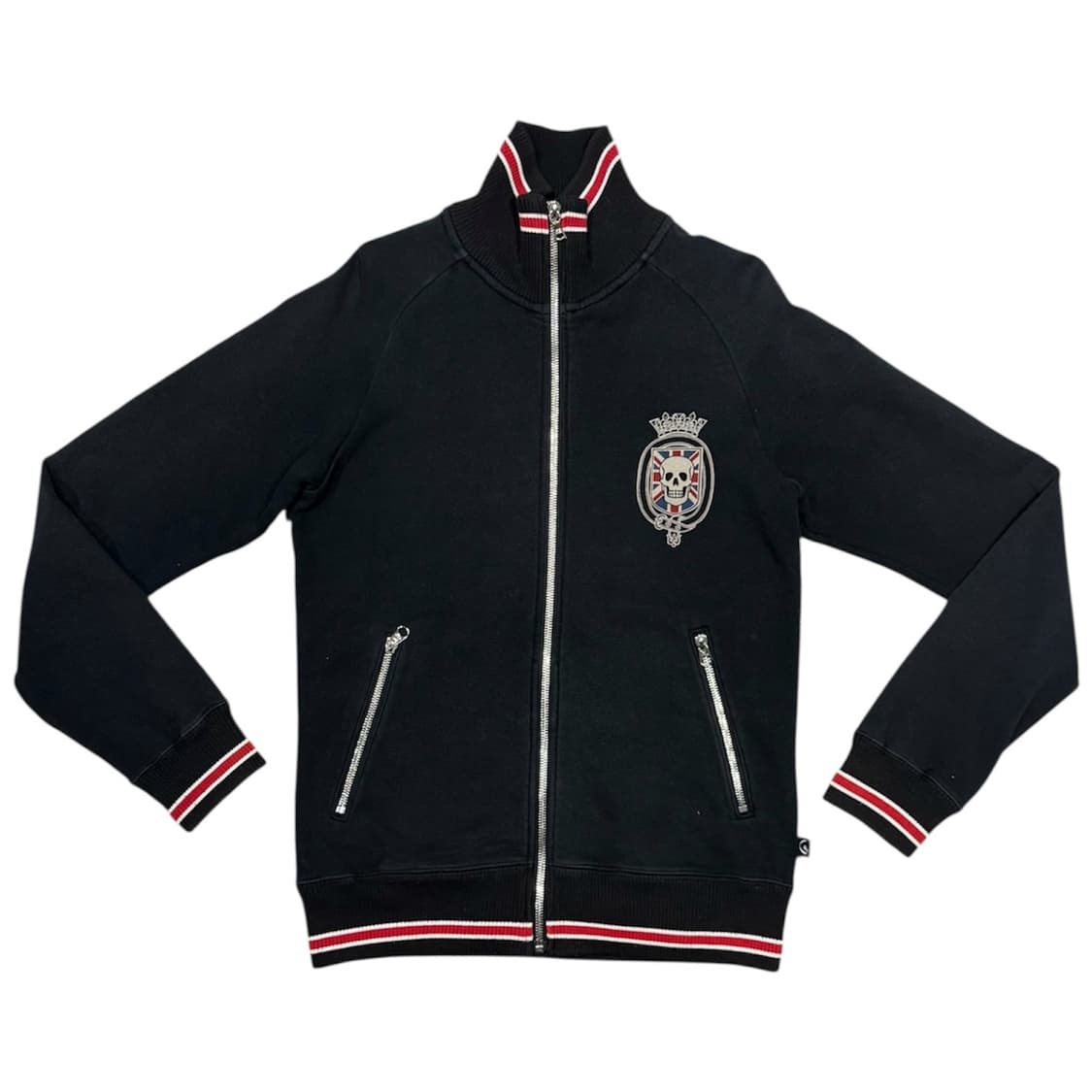 히스테릭 글래머 아카이브 바이커걸 해골 그래픽 집업 져지 자켓 상품이미지2