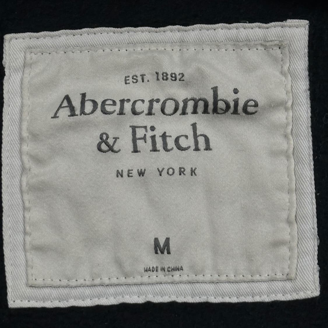 아베크롬비 피치 A&F 블랙 후드집업 (M) 상품이미지5