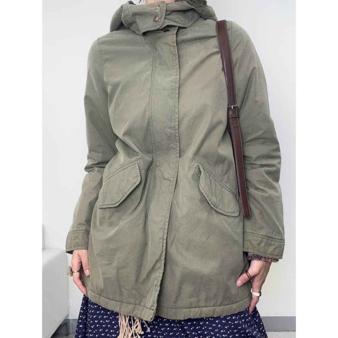 빈티지 카키 야상 자켓 상품이미지2