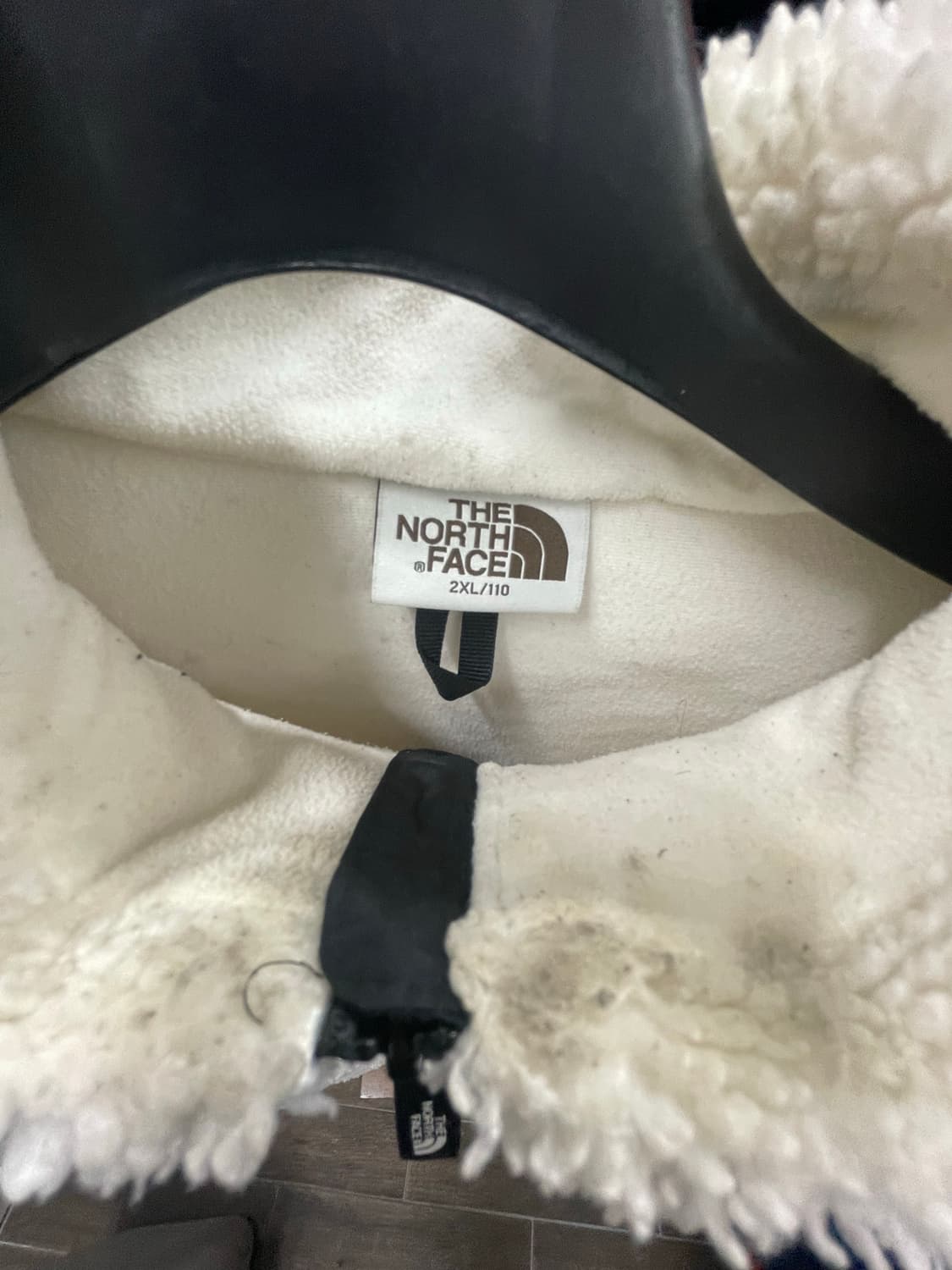 노스페이스 아이보리 뽀글이 플리스 자켓2xl 상품이미지4