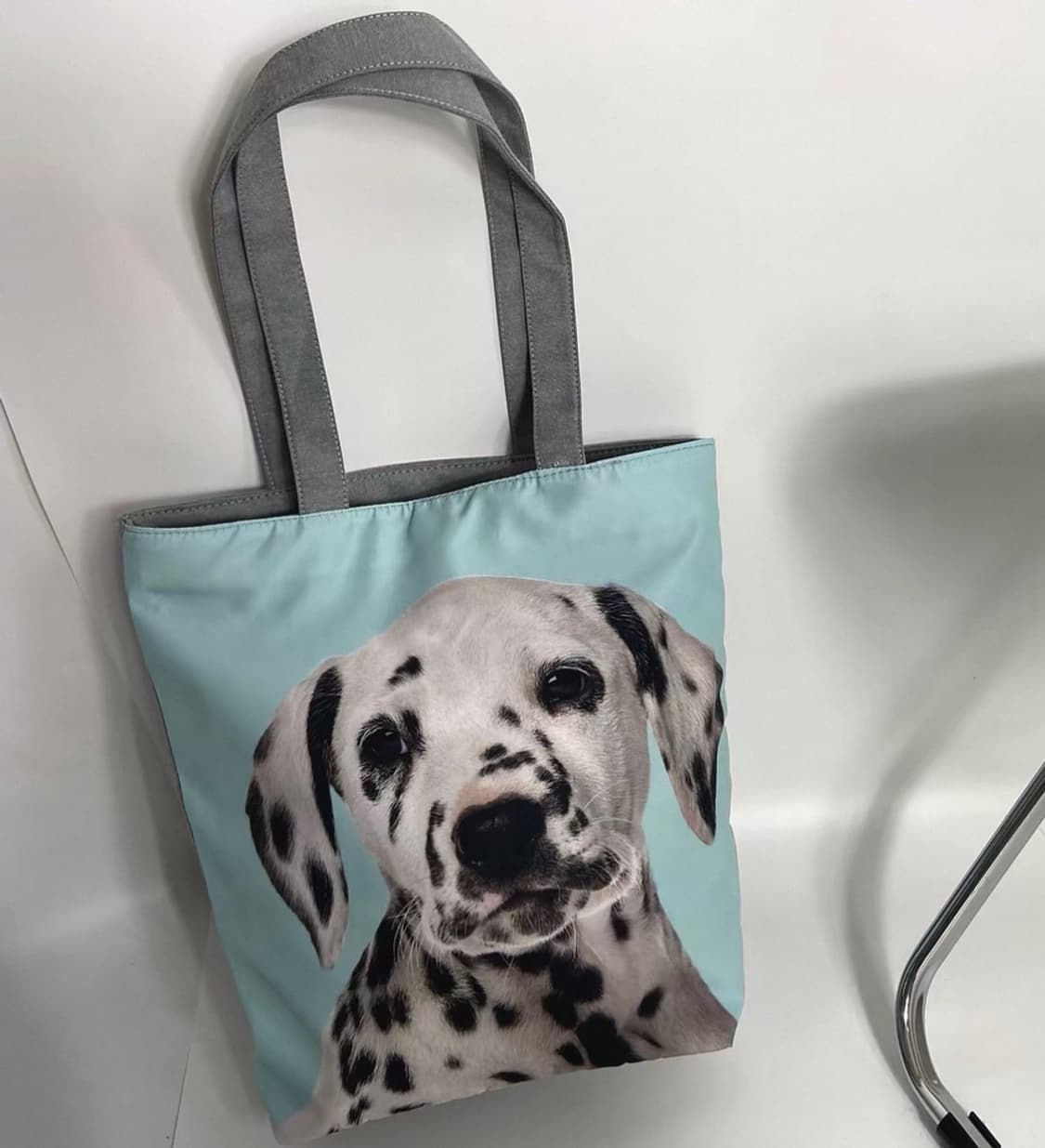 강아지 프린팅 민트 숄더백 상품이미지1