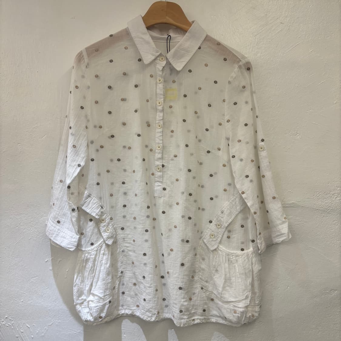 Glitgern 도트 블라우스 상품이미지1