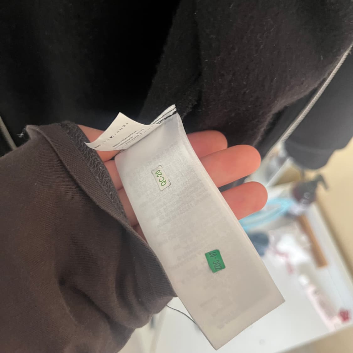 타미힐피거 기모 후드집업 상품이미지10