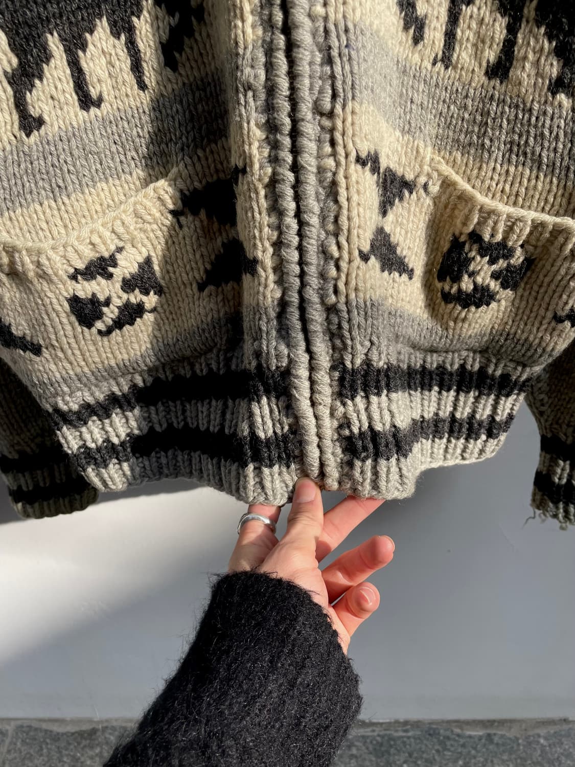 Cotton Club deer hooded Cowichan 상품이미지5