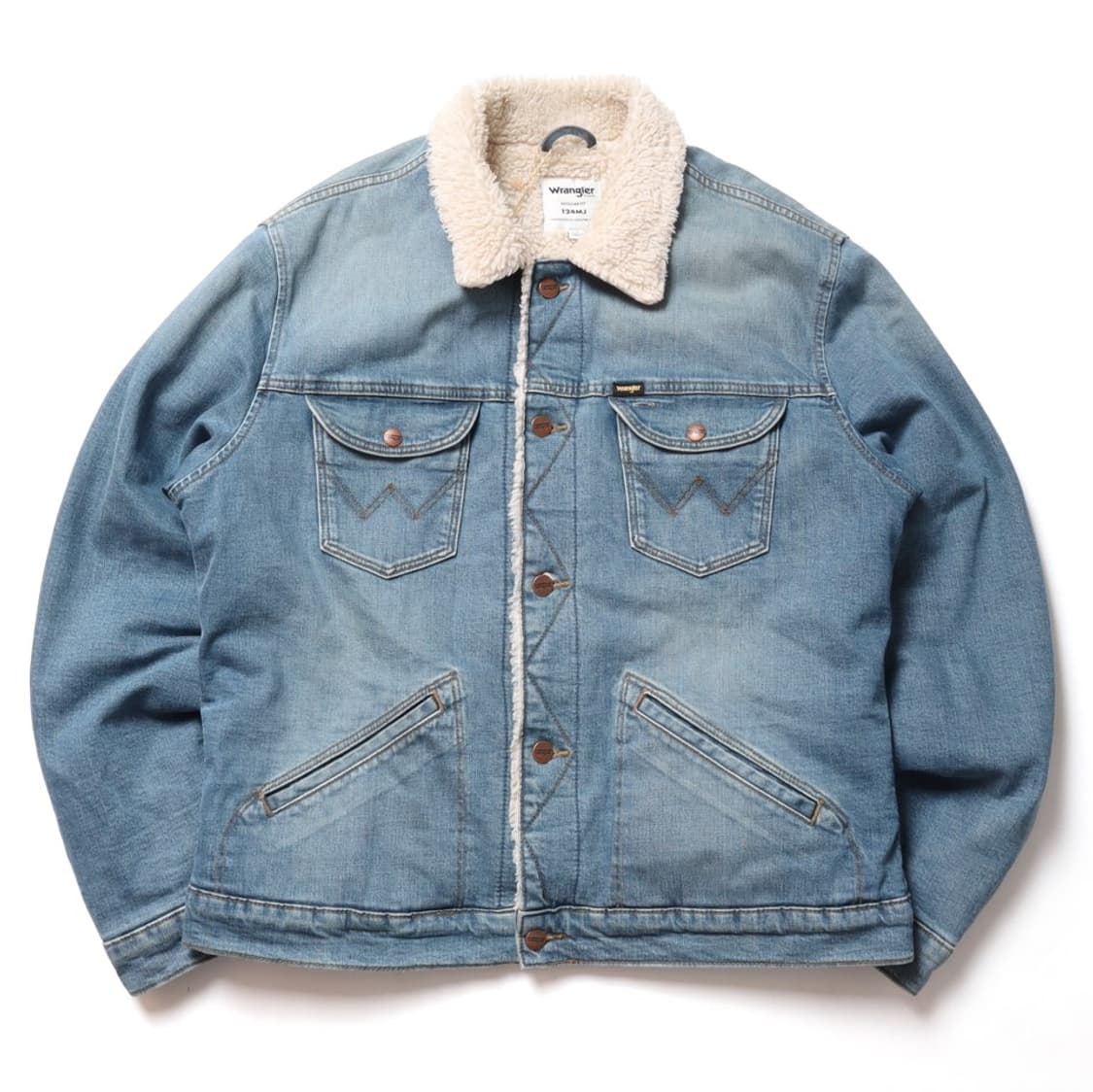 랭글러 Wrangler Sherpa Denim Trucker   상품이미지2