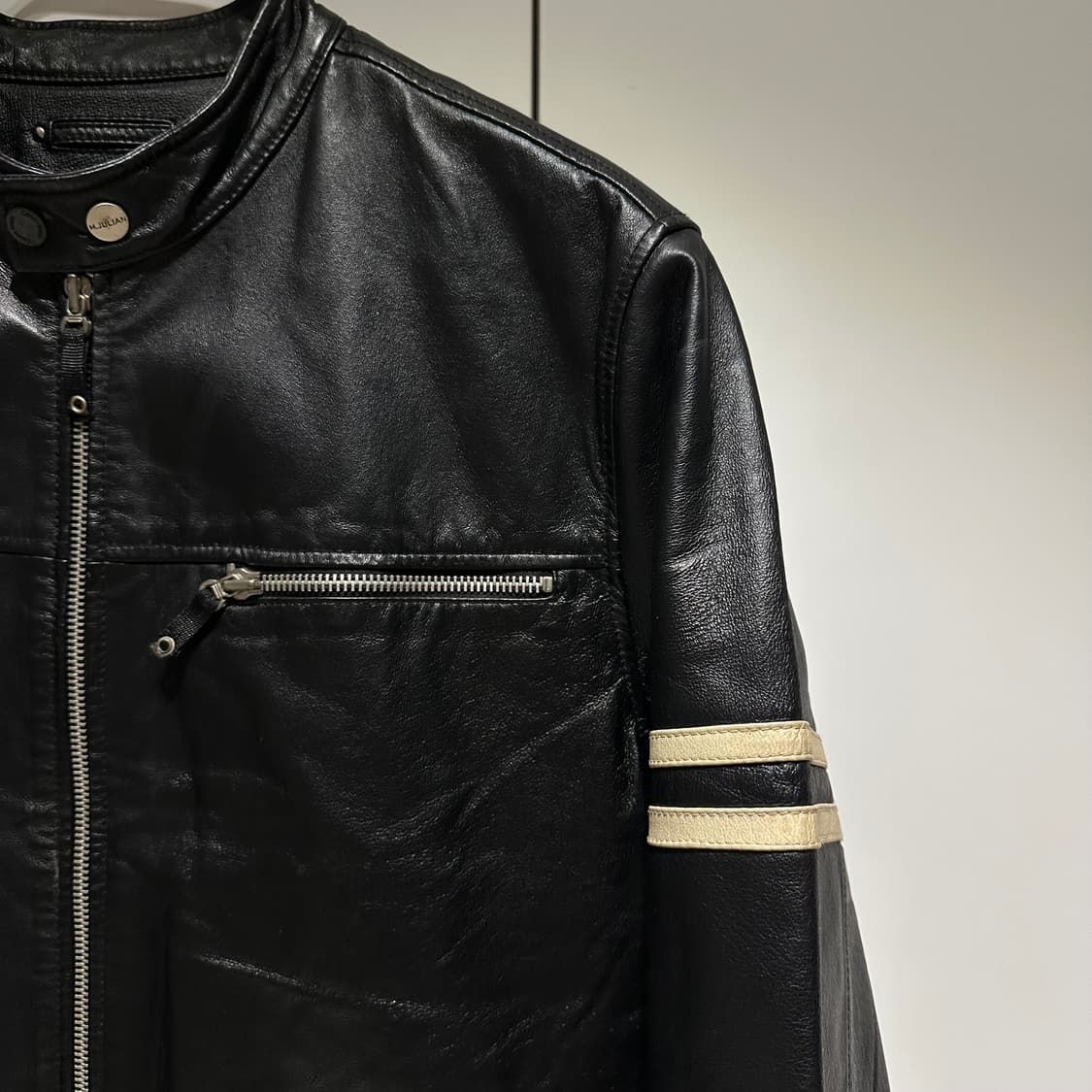 윌슨 레더 카페레이서 레더자켓 상품이미지5