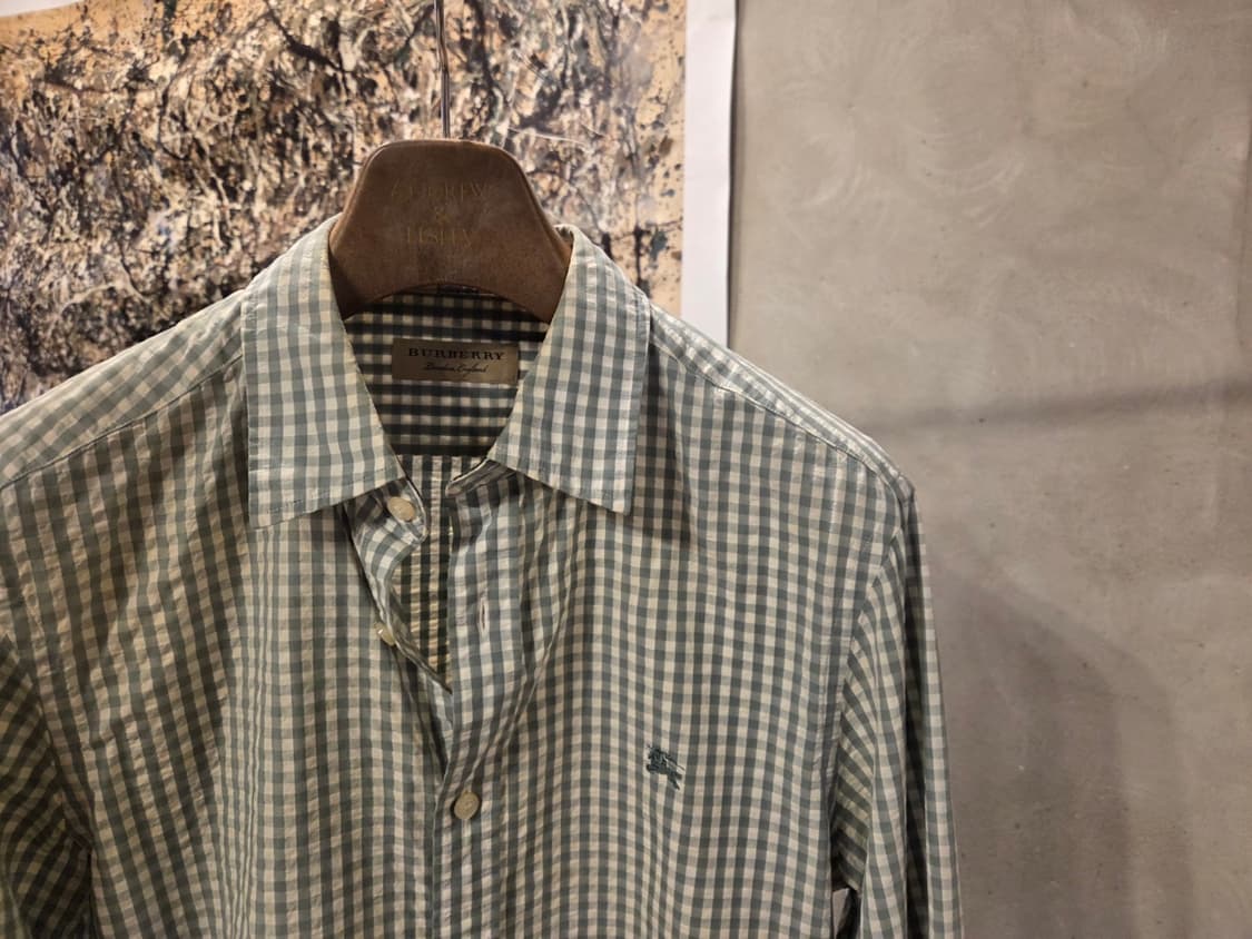 버버리 깅엄패턴 셔츠 상품이미지3