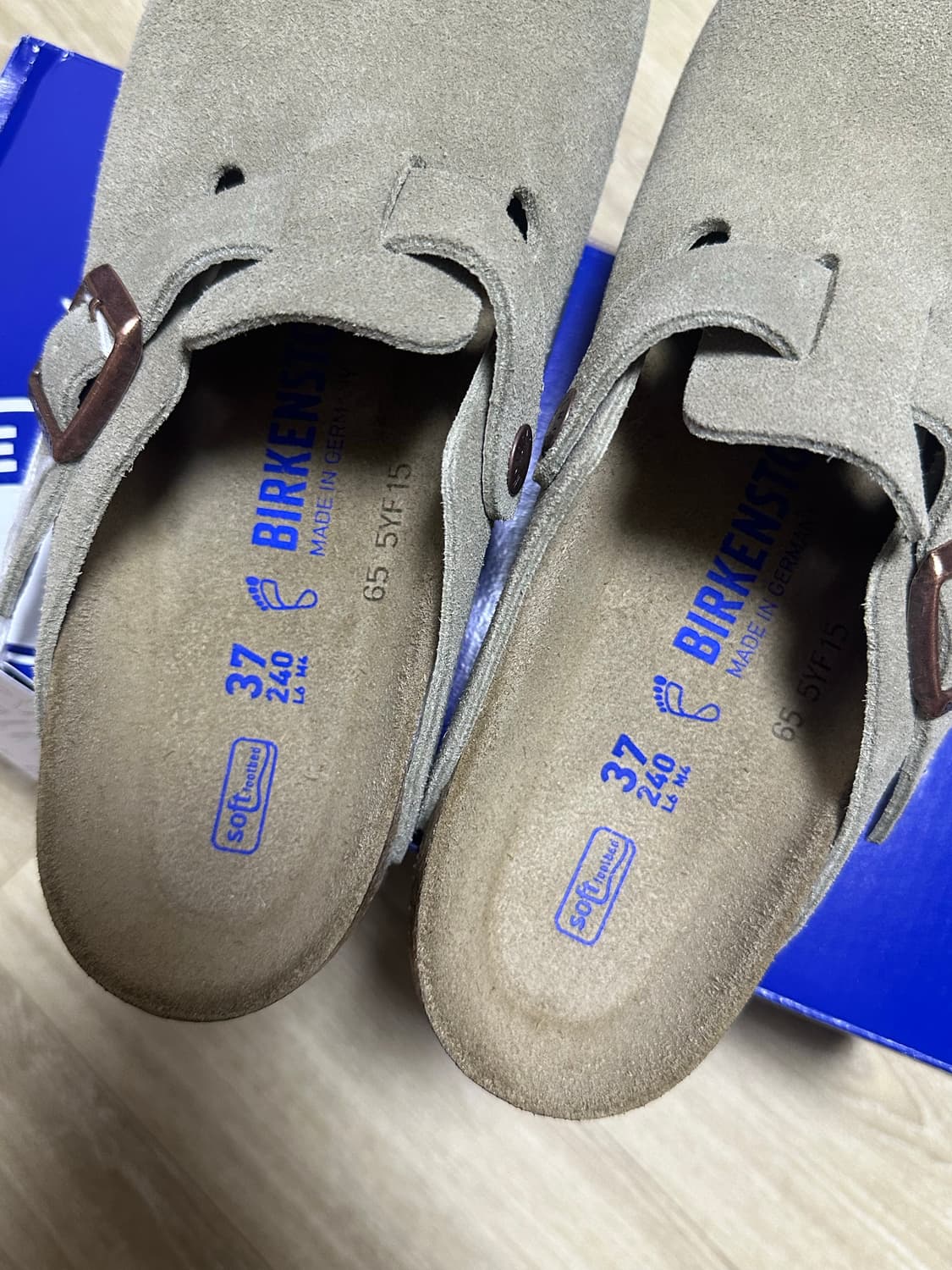 [새상품] 버켄스탁 보스턴 타우페 레귤러 37 (240) 상품이미지2