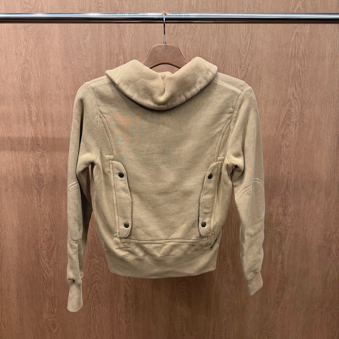 폴로 랄프로렌 후드 스웻 자켓 멀티 플랩 포켓 디테일 레귤러핏 베이지 상품이미지3