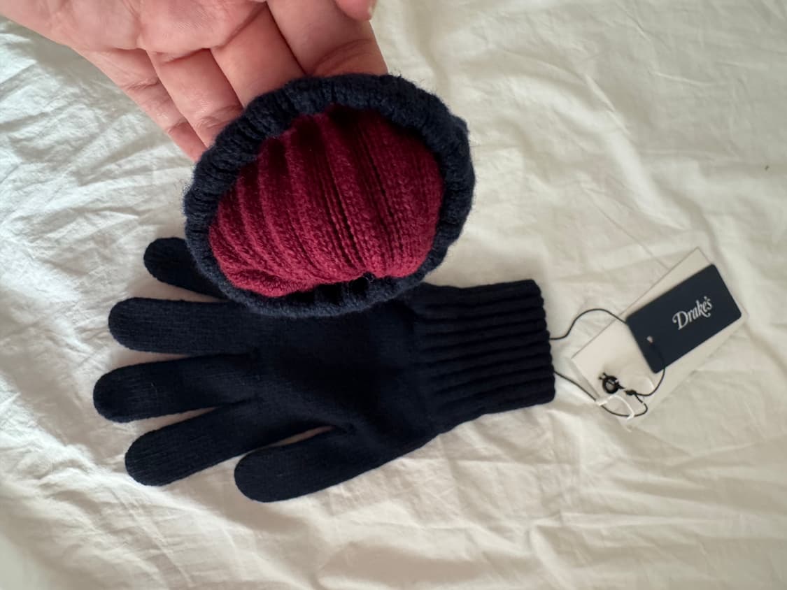 드레익스 네이비 니트장갑 새상품 상품이미지6