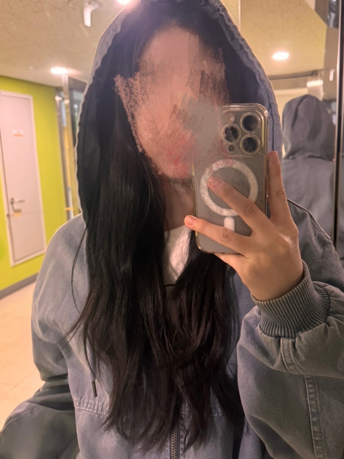 자라맨즈 워싱 후드점퍼 (착샷있음) 상품이미지3