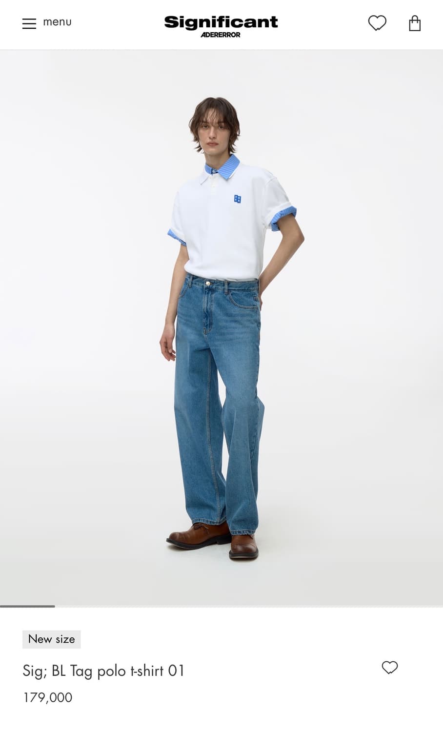 아더에러 시그니피컨트 폴로 티셔츠 (XL) 상품이미지7