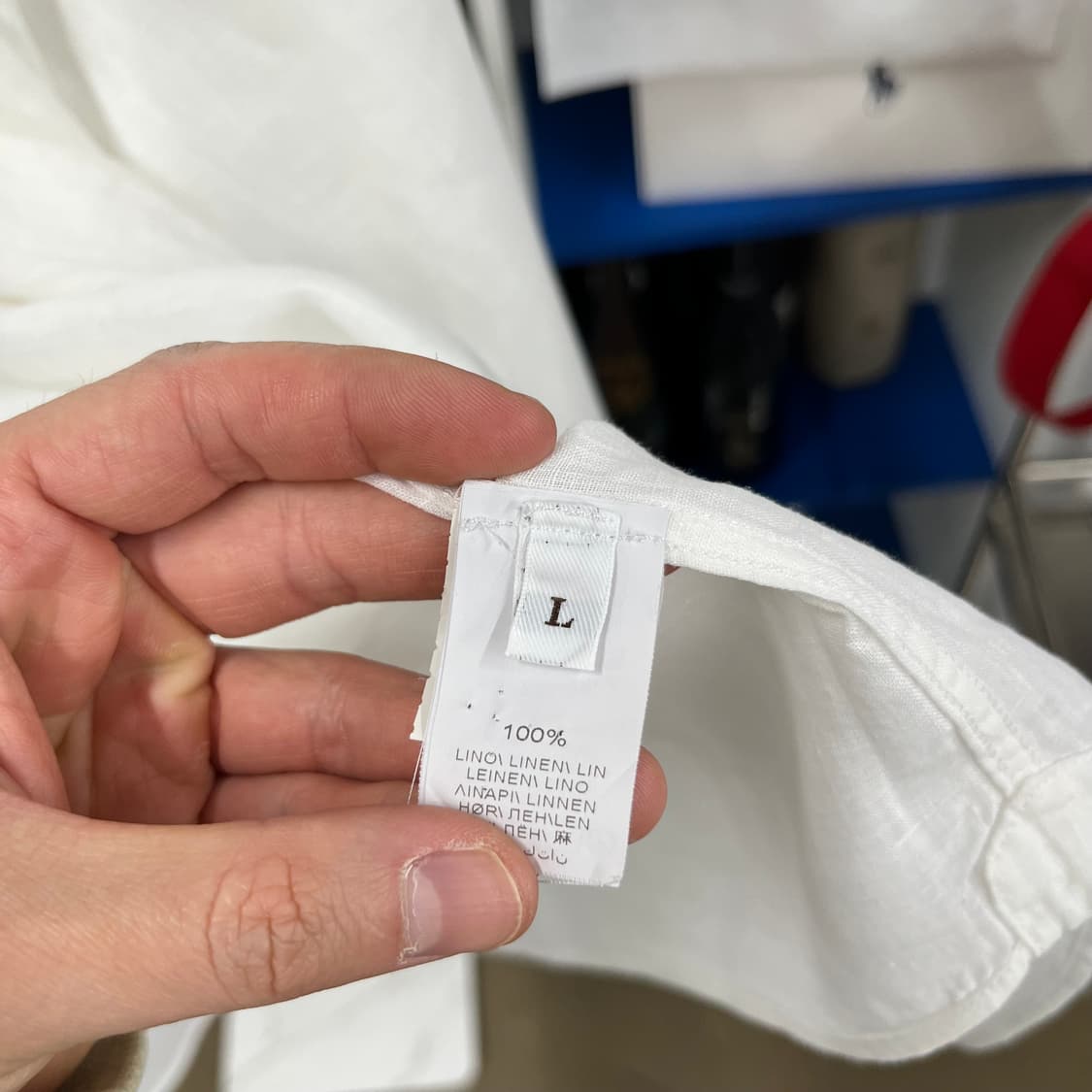 브루넬로쿠치넬리 린넨 셔츠 L 상품이미지4