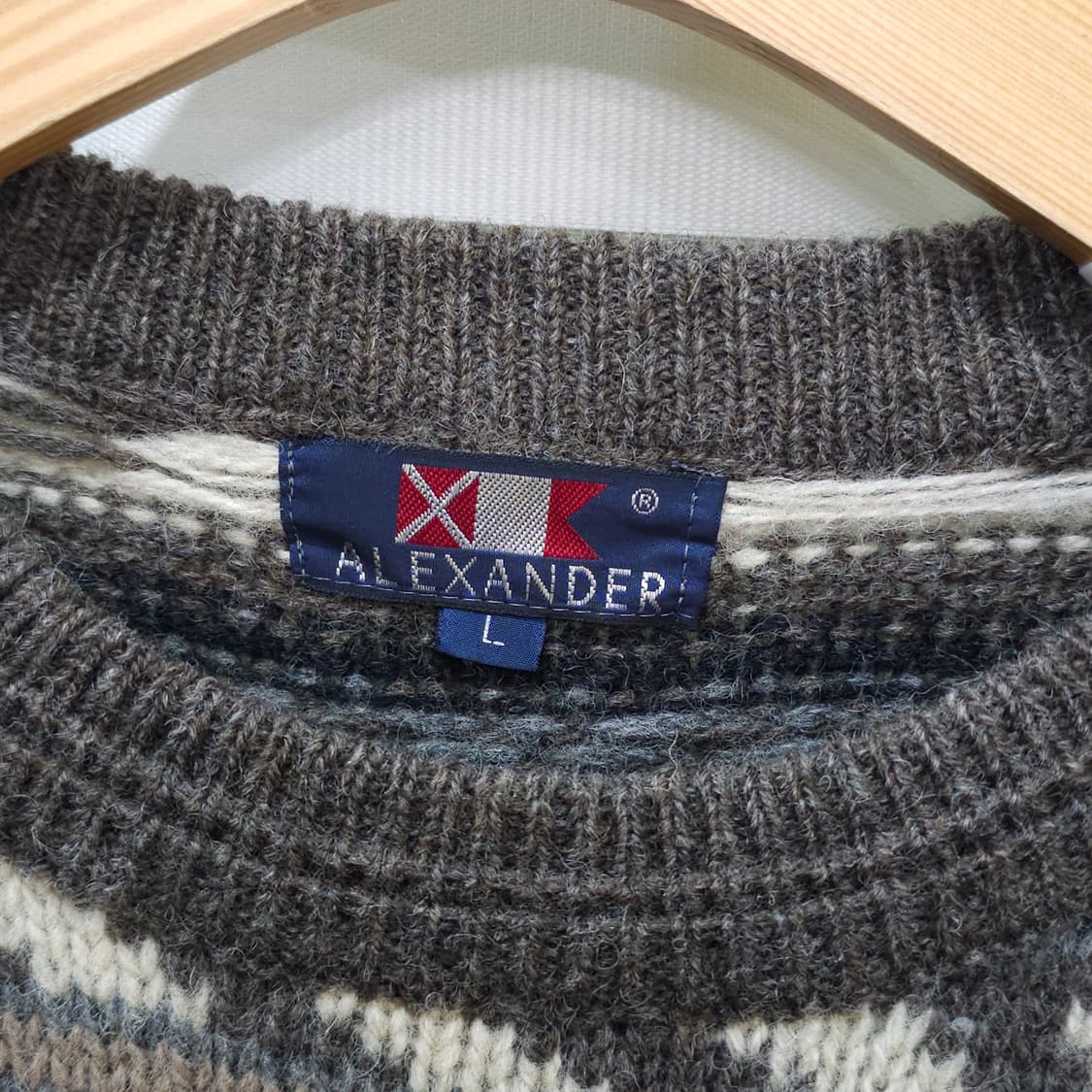 90s ALEXANDER 헤비울 니트 스웨터- 우먼L 상품이미지8