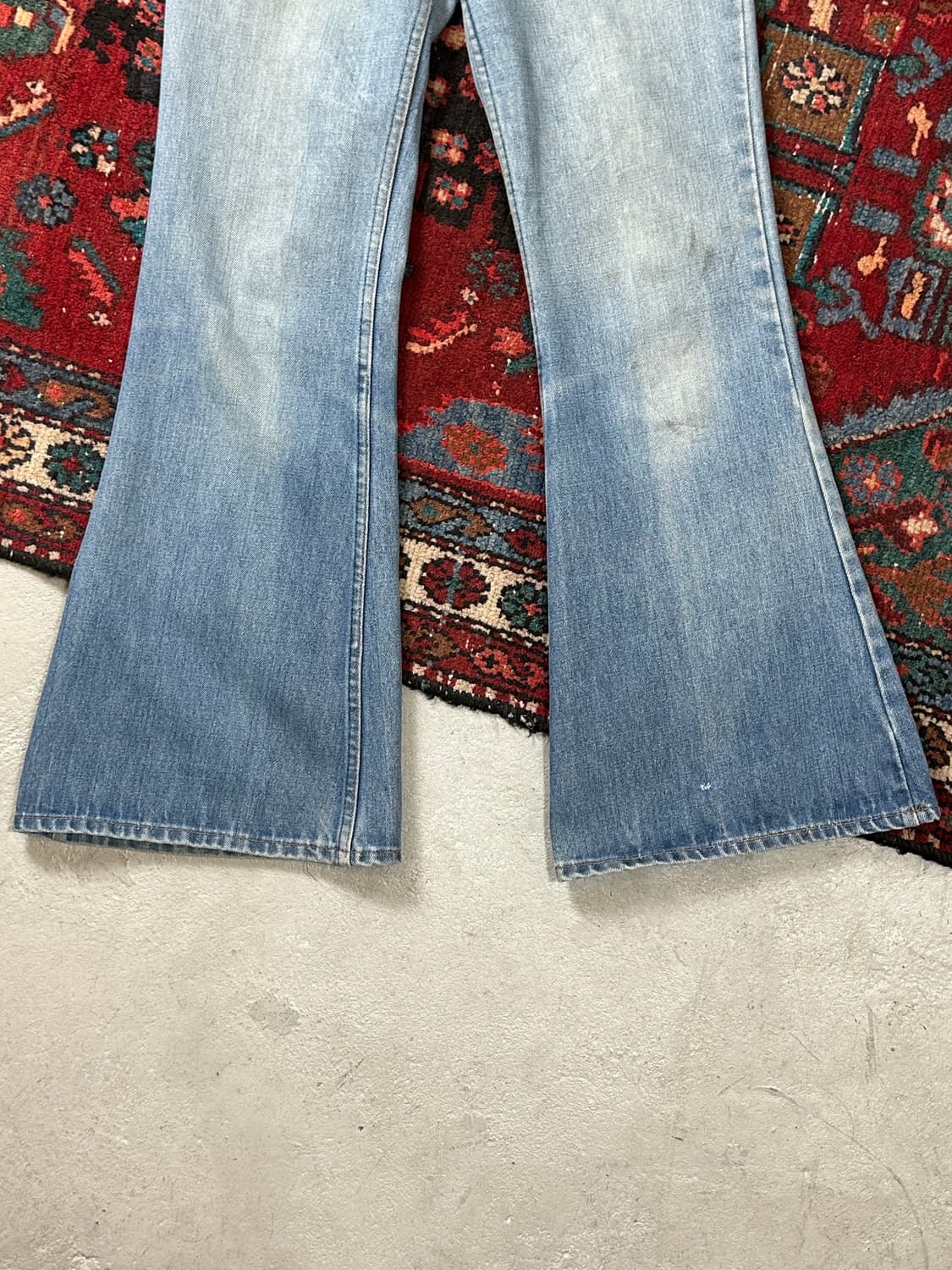 70's USA Made 빈티지 리바이스 684 벨바텀 부츠컷 데님 상품이미지7