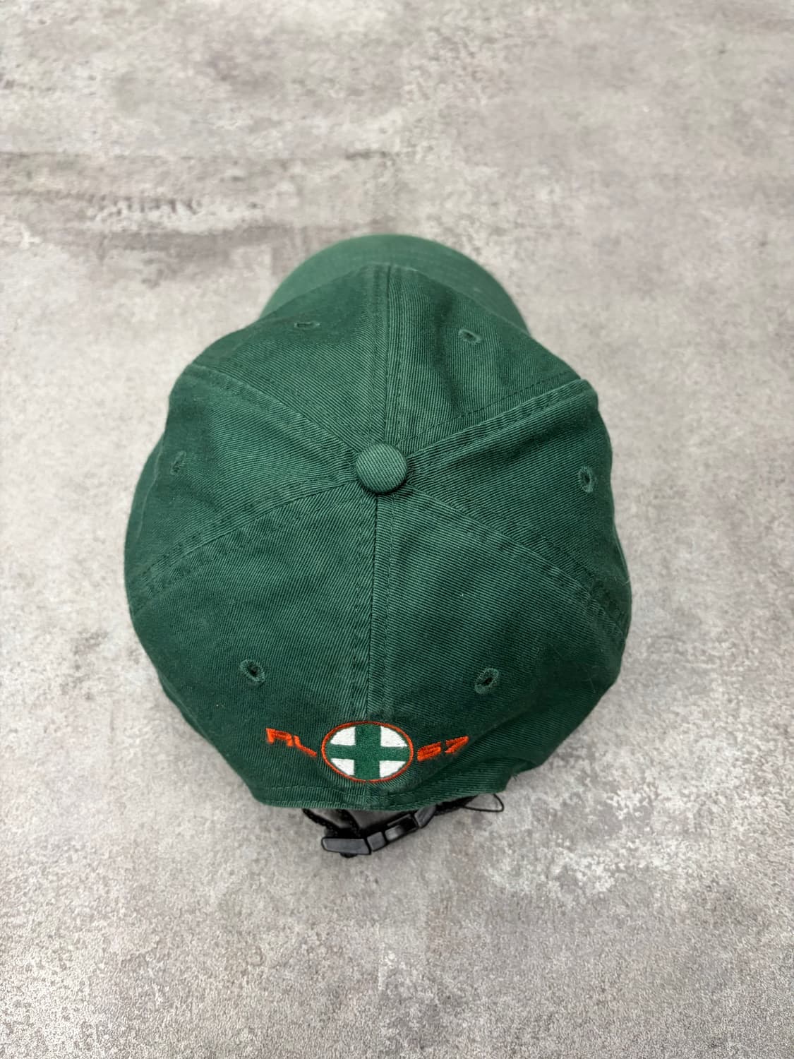 90s 폴로 스포츠 랄프로렌 볼캡 그린색 모자 상품이미지5