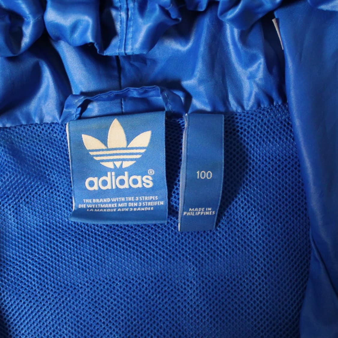 Adidas 아디다스 유로파 파이어버드 유광 블루 바람막이 L031 상품이미지3