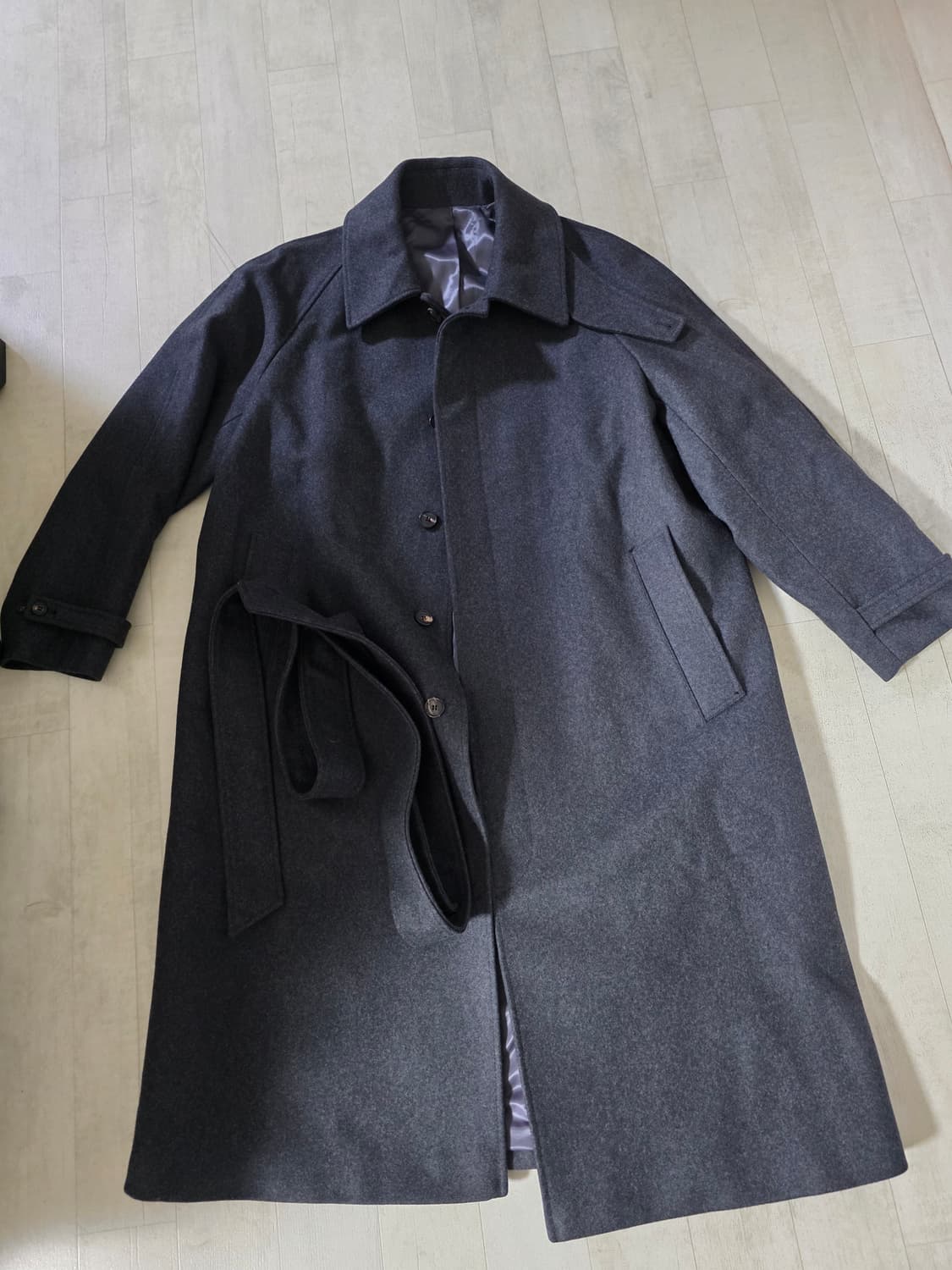 포커페이스 캐시미어 울 벨티드 수티앵 발마칸 46 상품이미지1