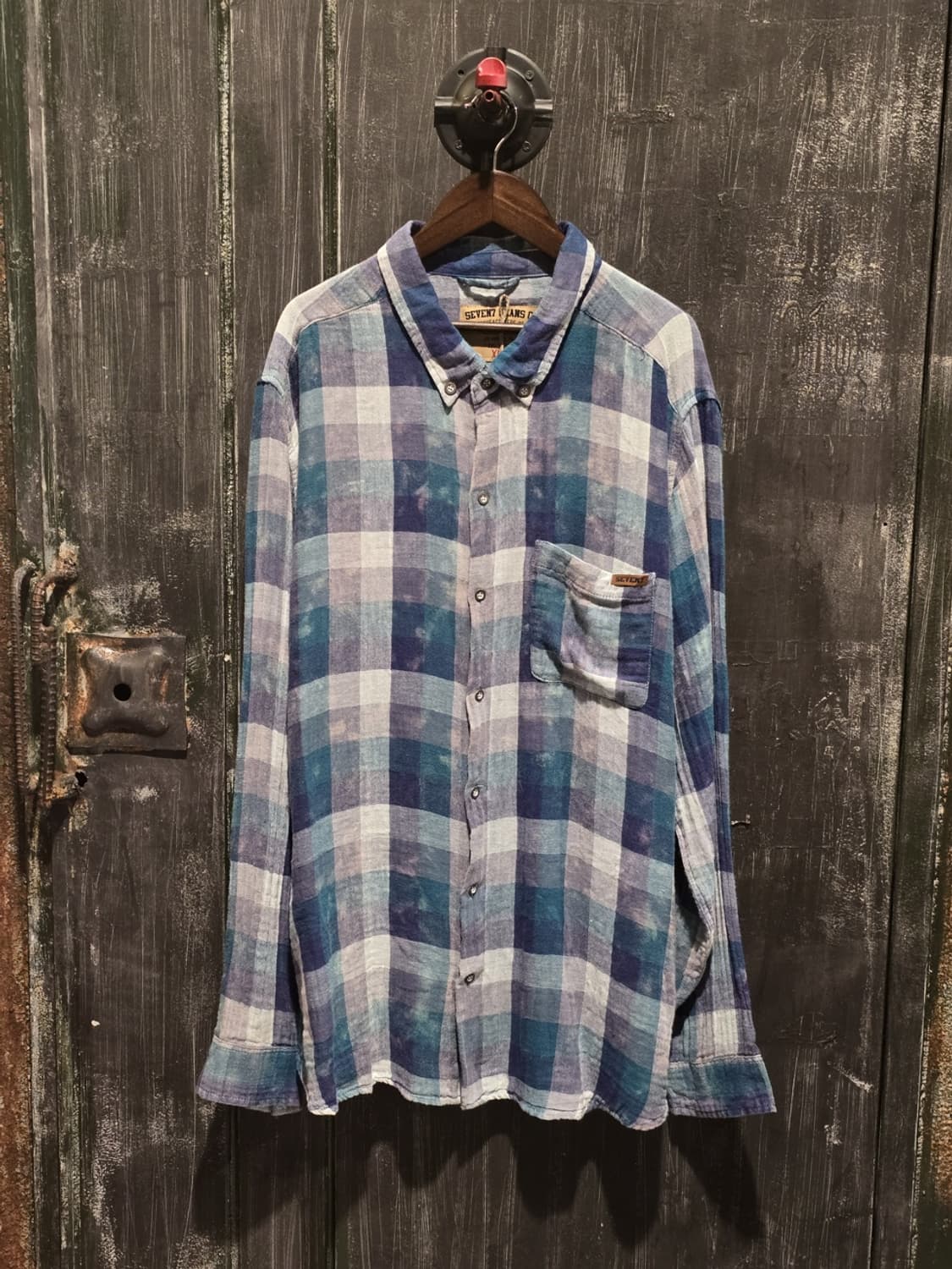 00s Seven7 Jeans Checkered Shirt 상품이미지1