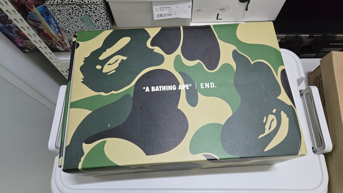 베이프 X 엔드 베이프스타 그린 레드 290사이즈 상품이미지1