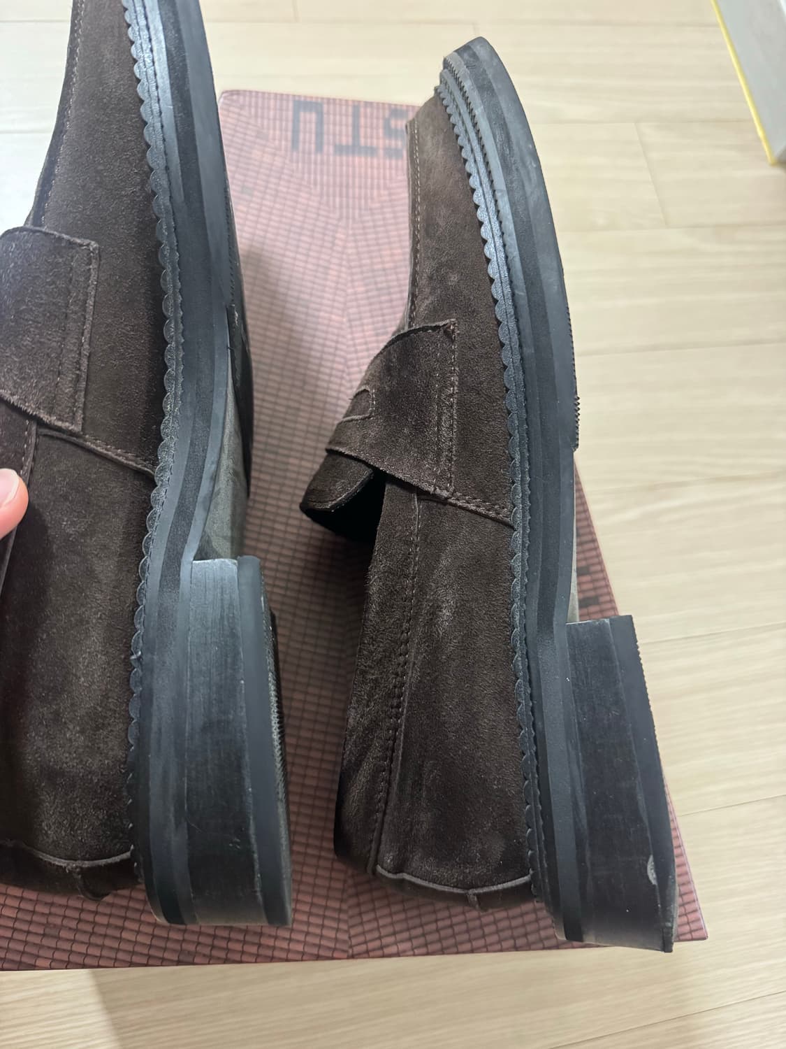 (41) STU Suede Peny Loafers Brown 로퍼 상품이미지5