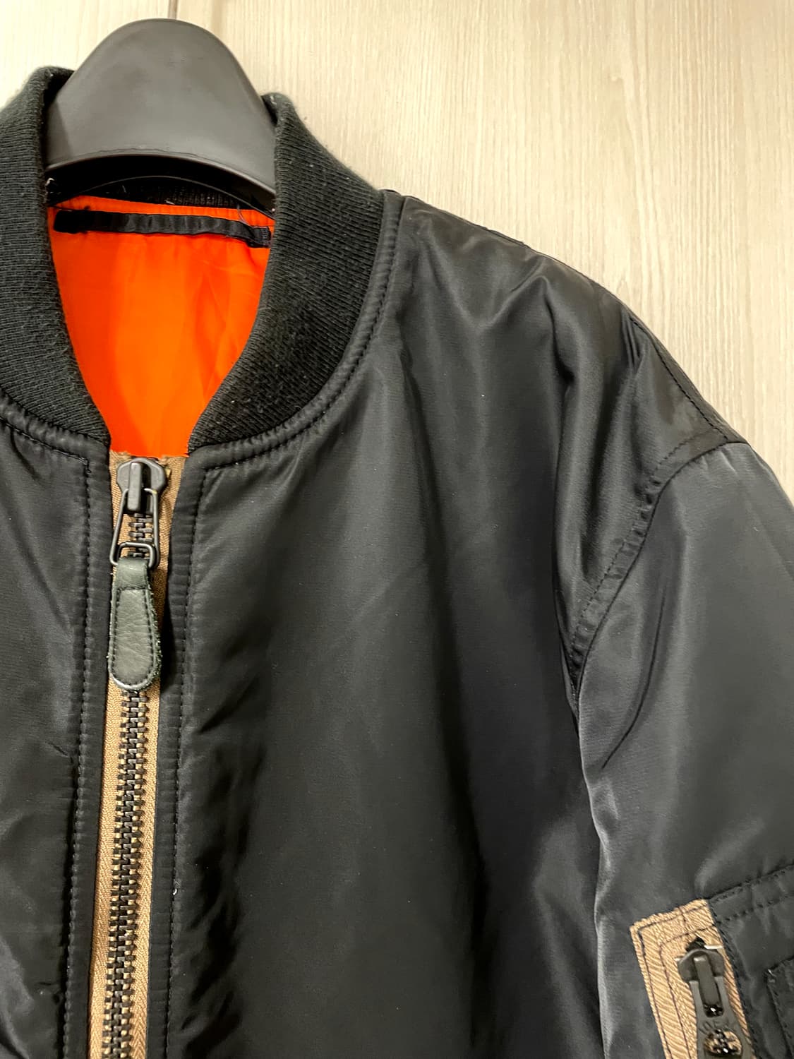 휴스턴/ MA-1 블랙/ XL 상품이미지5