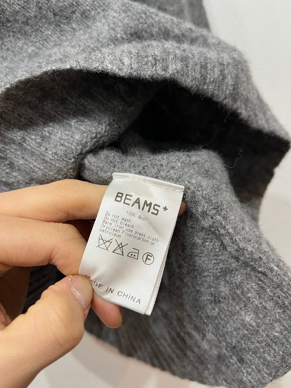 빔즈 퓨어울 니트 그레이 우먼즈 상품이미지5