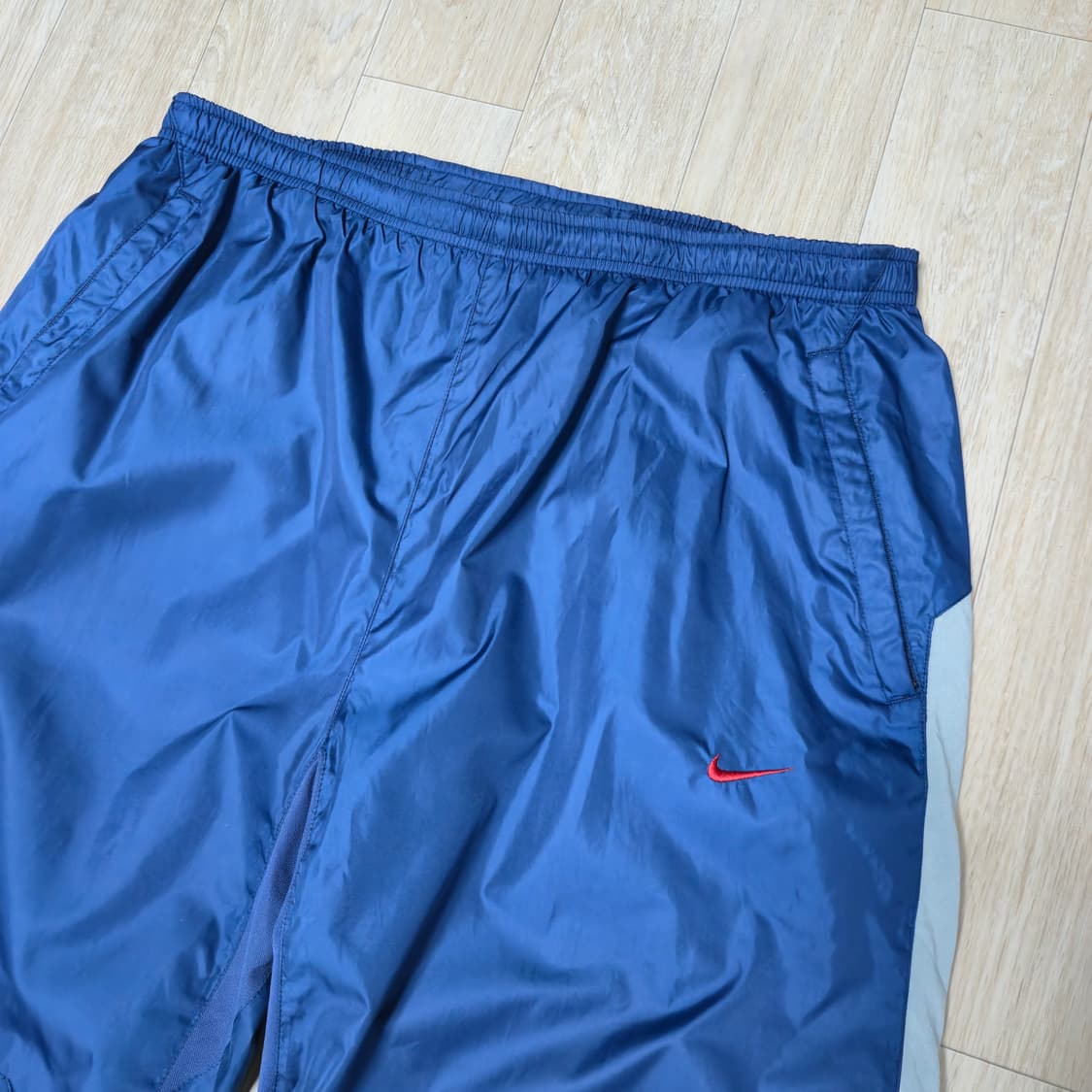 XXL) 나이키 블루 우븐 트레이닝 바지 상품이미지1