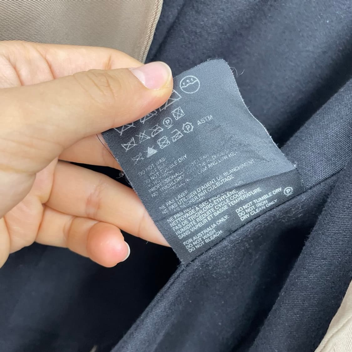 질샌더 JIL SANDER 베이지 더블브레스티드 트렌치코트 36 상품이미지6