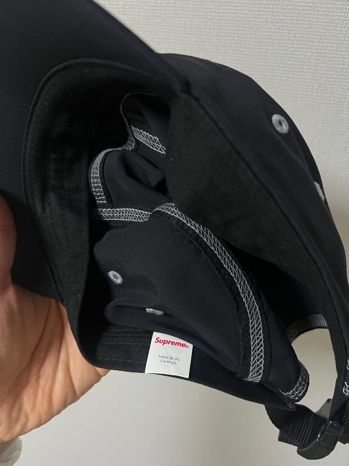 슈프림 리플렉티브 스티치 캠프캡 Supreme 23ss 크림인증 상품이미지7