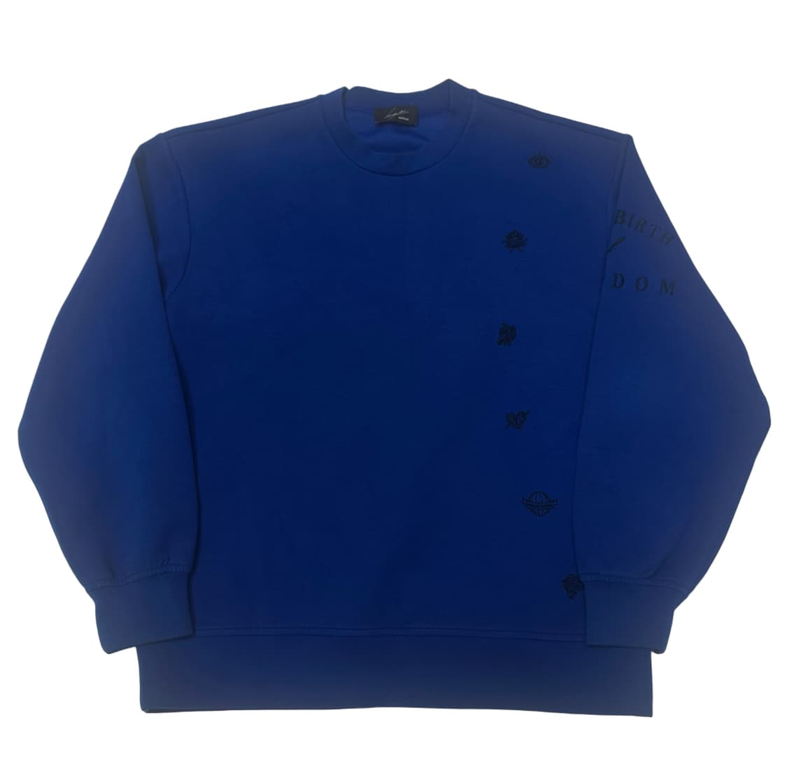 송지오옴므 블루 아트워크맨투맨 100 상품이미지1