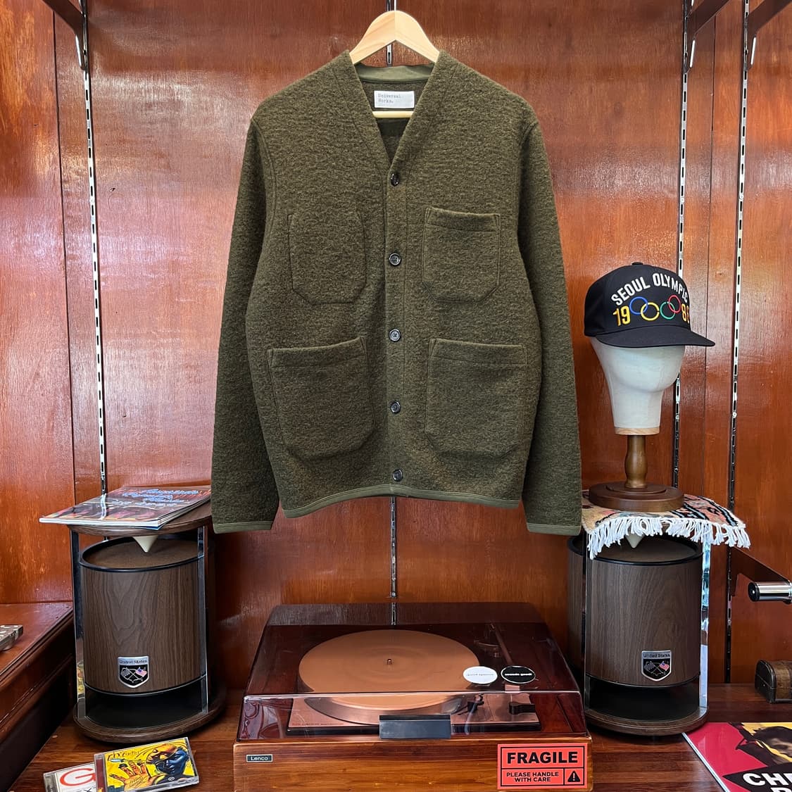 유니버셜웍스 울 플리스 가디건  [ 100 ] 상품이미지1