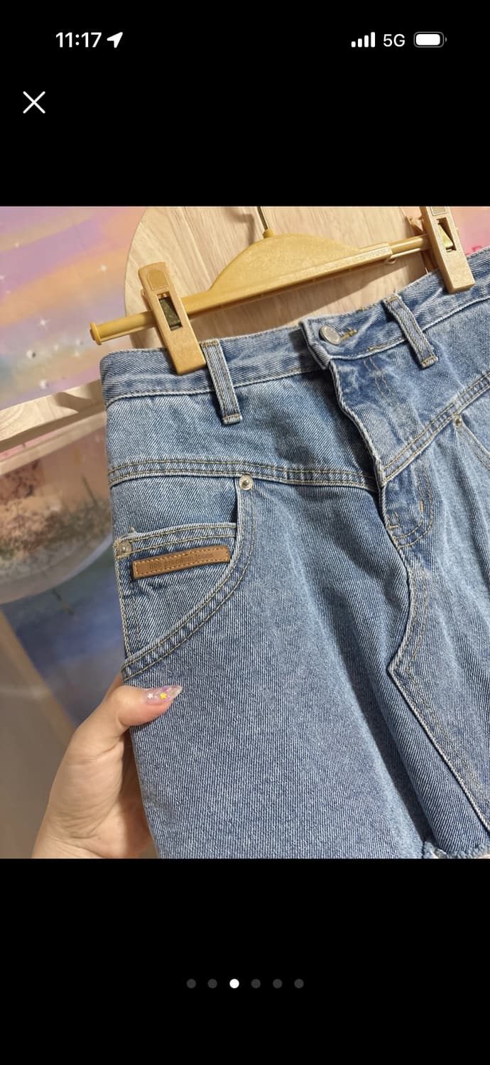 패치 연청치마바지 (정가 48,000)거의새옷 상품이미지2