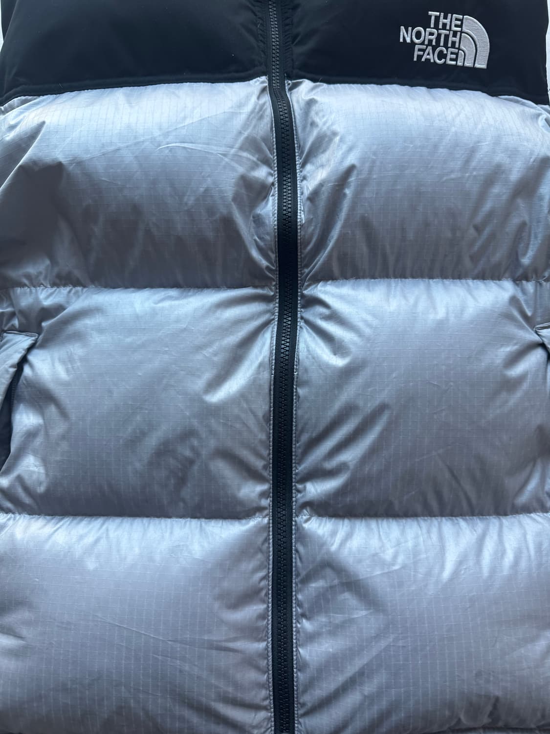 노스페이스 화이트 라벨 노벨티 눕시 다운 베스트 헤더 그레이 3XL 상품이미지2