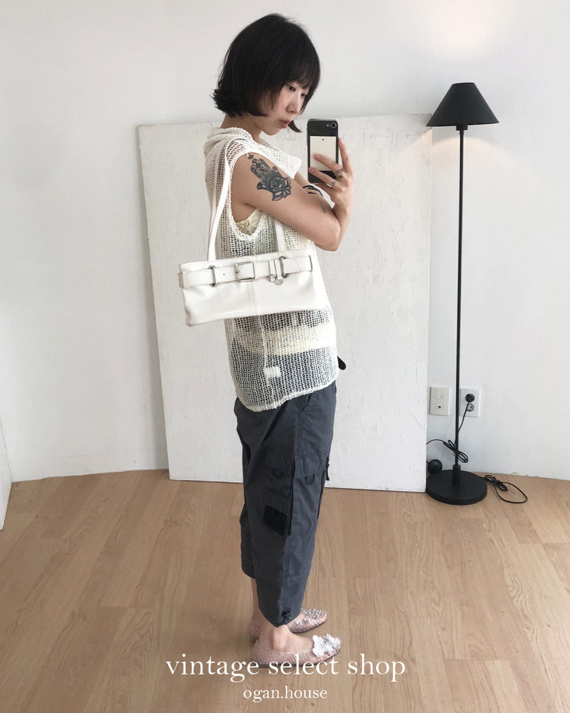 vintage buckle detail shoulder bag 상품이미지3