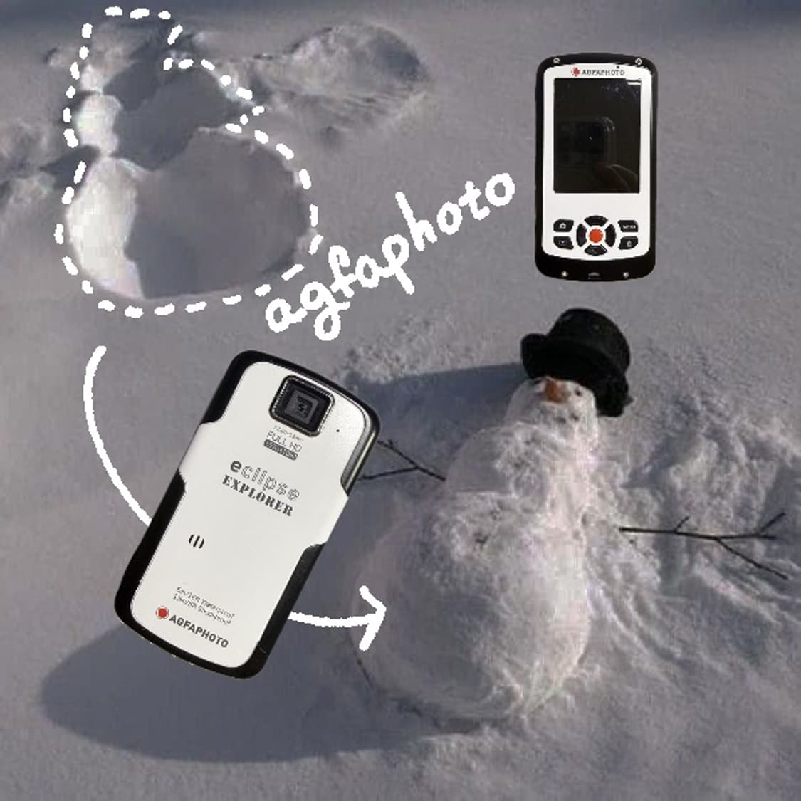 작례)Agfaphoto eclipse explorer 빈티지 캠코더 디카 상품이미지1