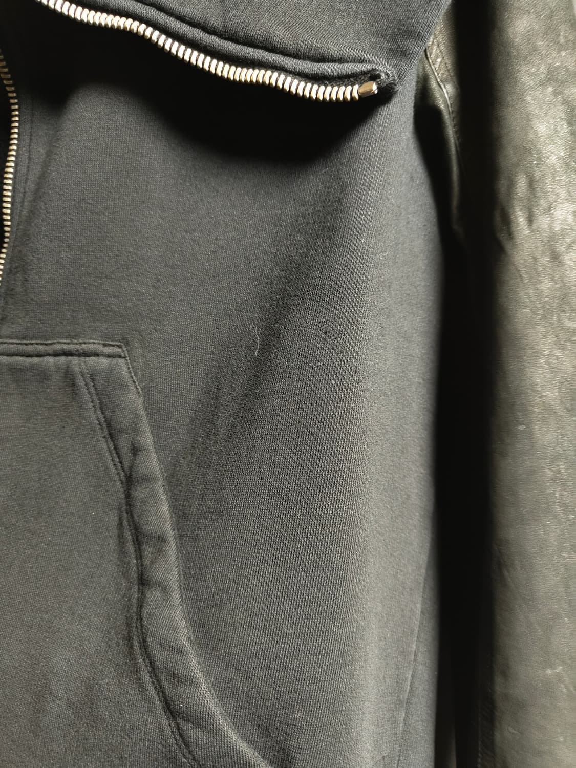 릭오웬스 레더 마운틴 후디 상품이미지5