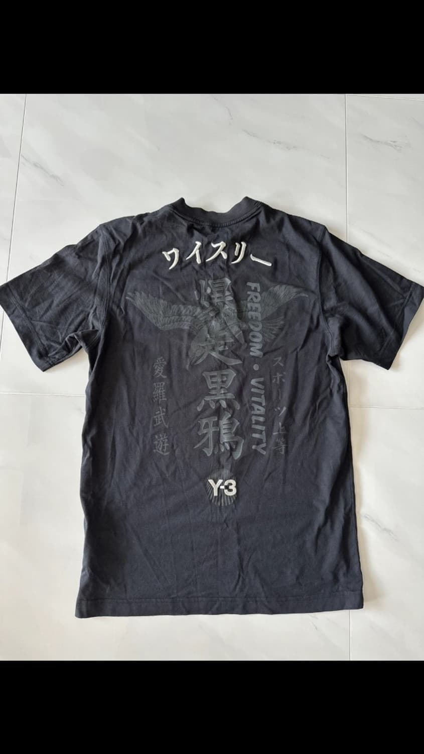 요지 야마모토 Y-3 한정판 자수 반팔티 상품이미지1