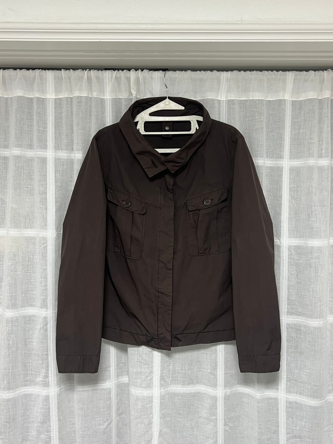 아스페시 하이넥 나일론 트러커 자켓 s 상품이미지4