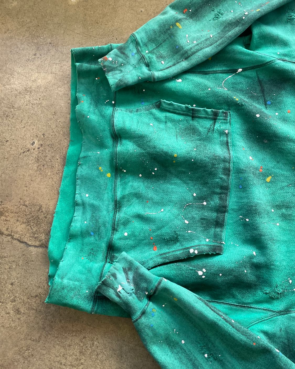 Chamion Reverse weave Destroyed hoodie  상품이미지9