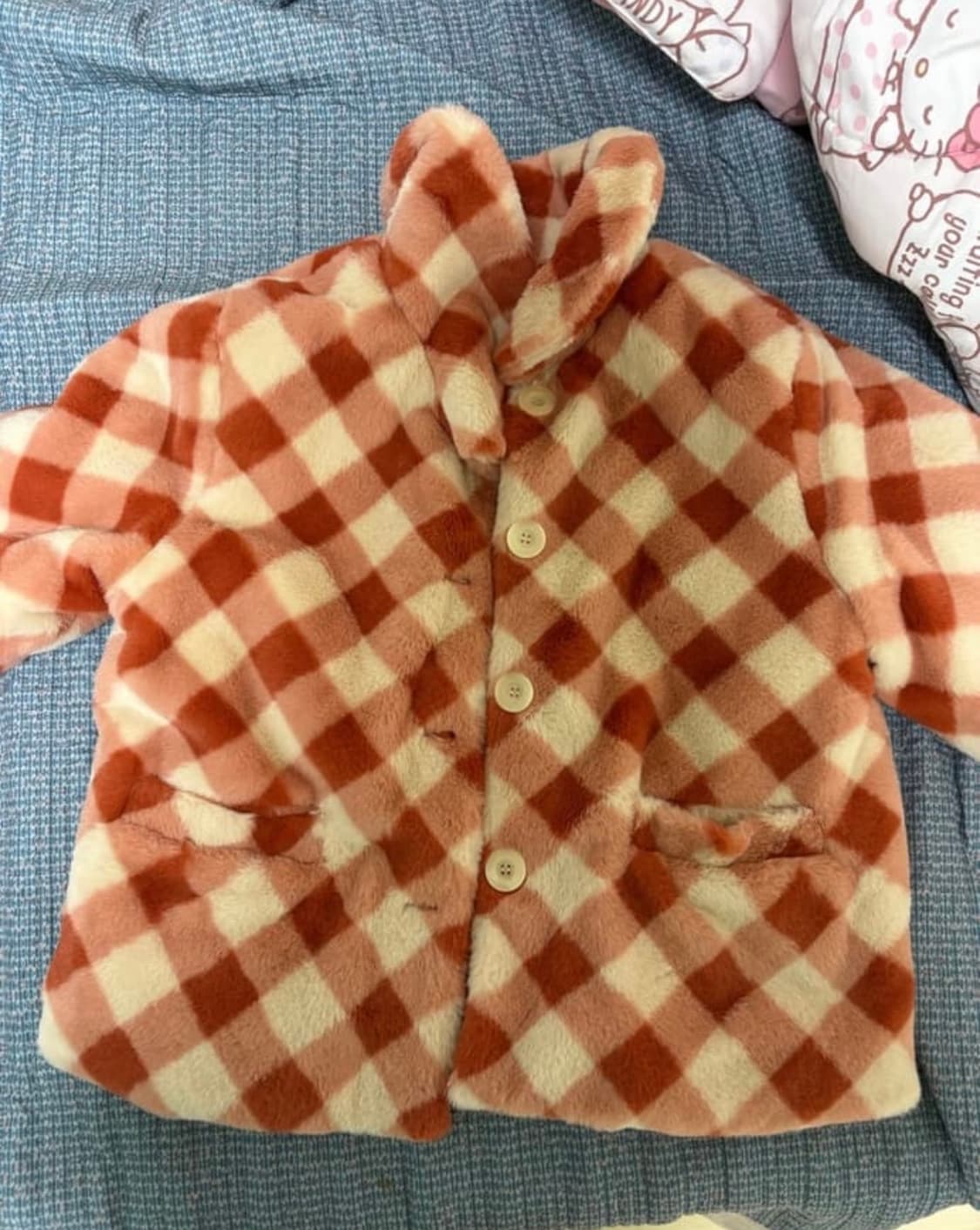 마가린핑거스 안감 체크 자켓 상품이미지1