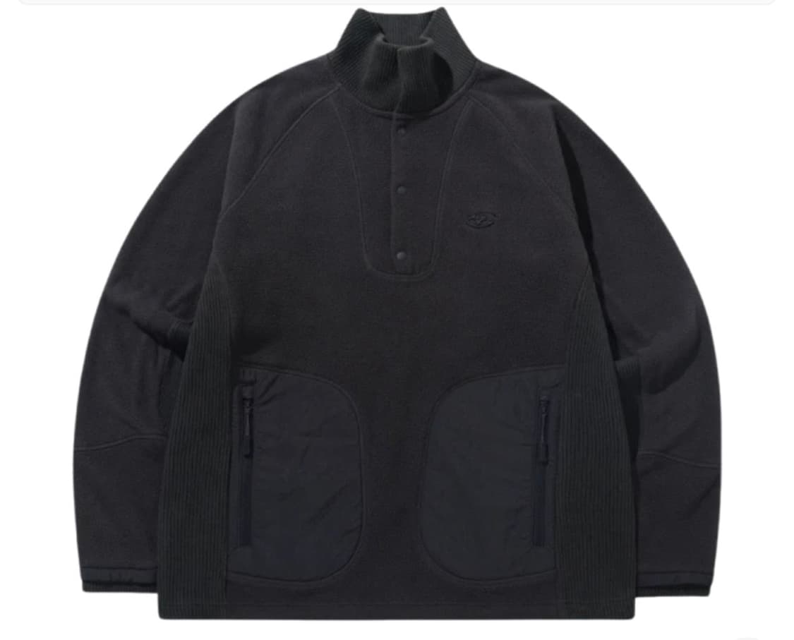 산산기어 컴파운드 플리스 탑 차콜 - 23FW  상품이미지1