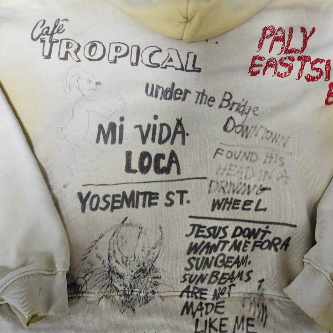 [XS/S] 팔리할리우드 EPDS 후드 옐로우 상품이미지4