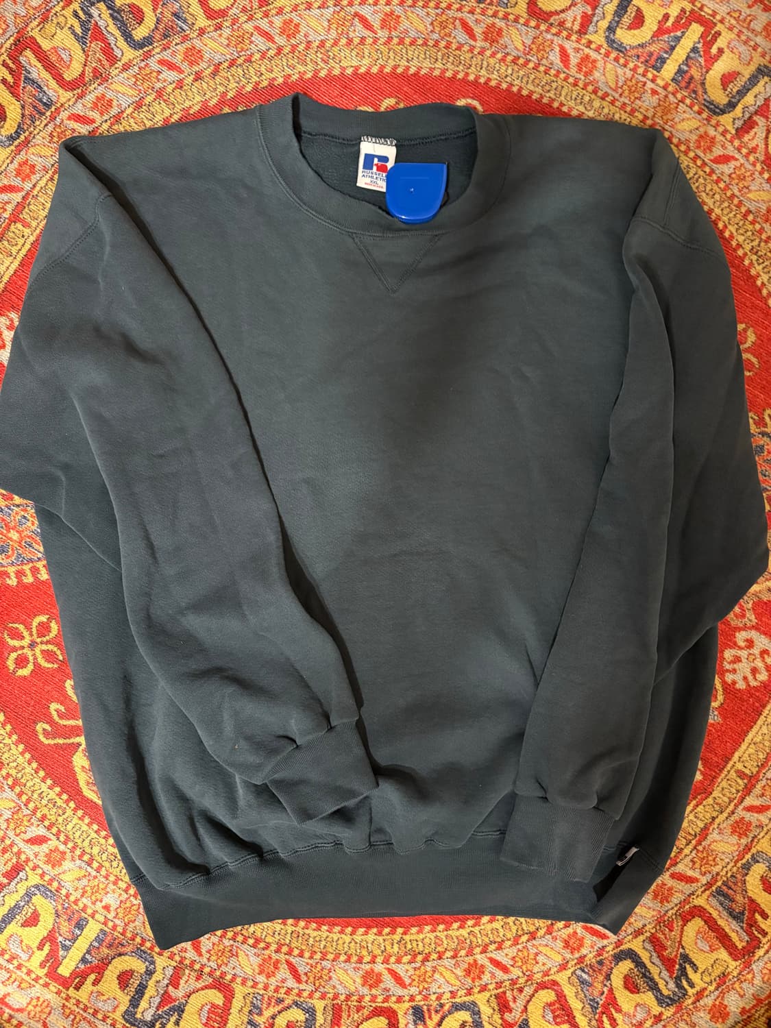 90s 러셀 딥그린 스웻셔츠 2xl  상품이미지1