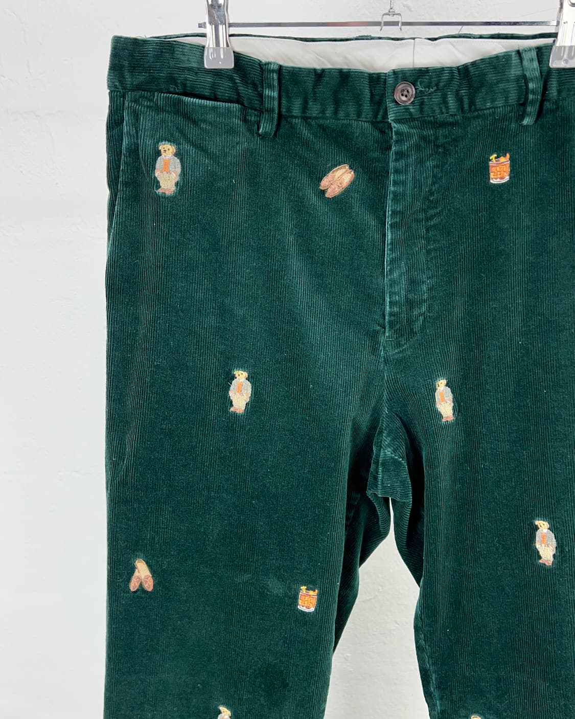 폴로 랄프로렌 딥 그린 베어 스트레치 슬림핏 코듀로이 팬츠 상품이미지2